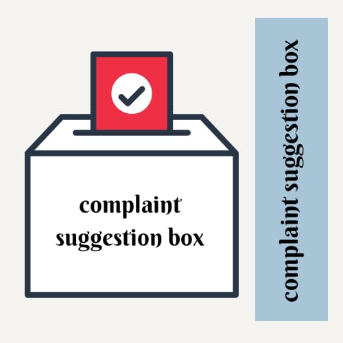 complaint suggestion box